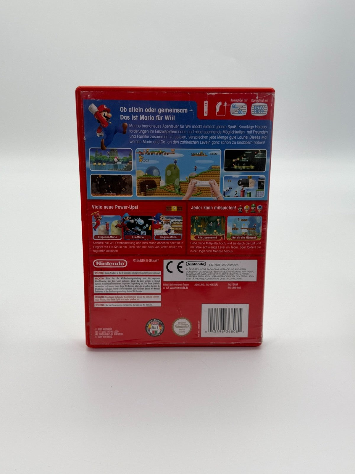 New Super Mario Bros. Wii Nintendo Wii akzeptabler Zustand OVP