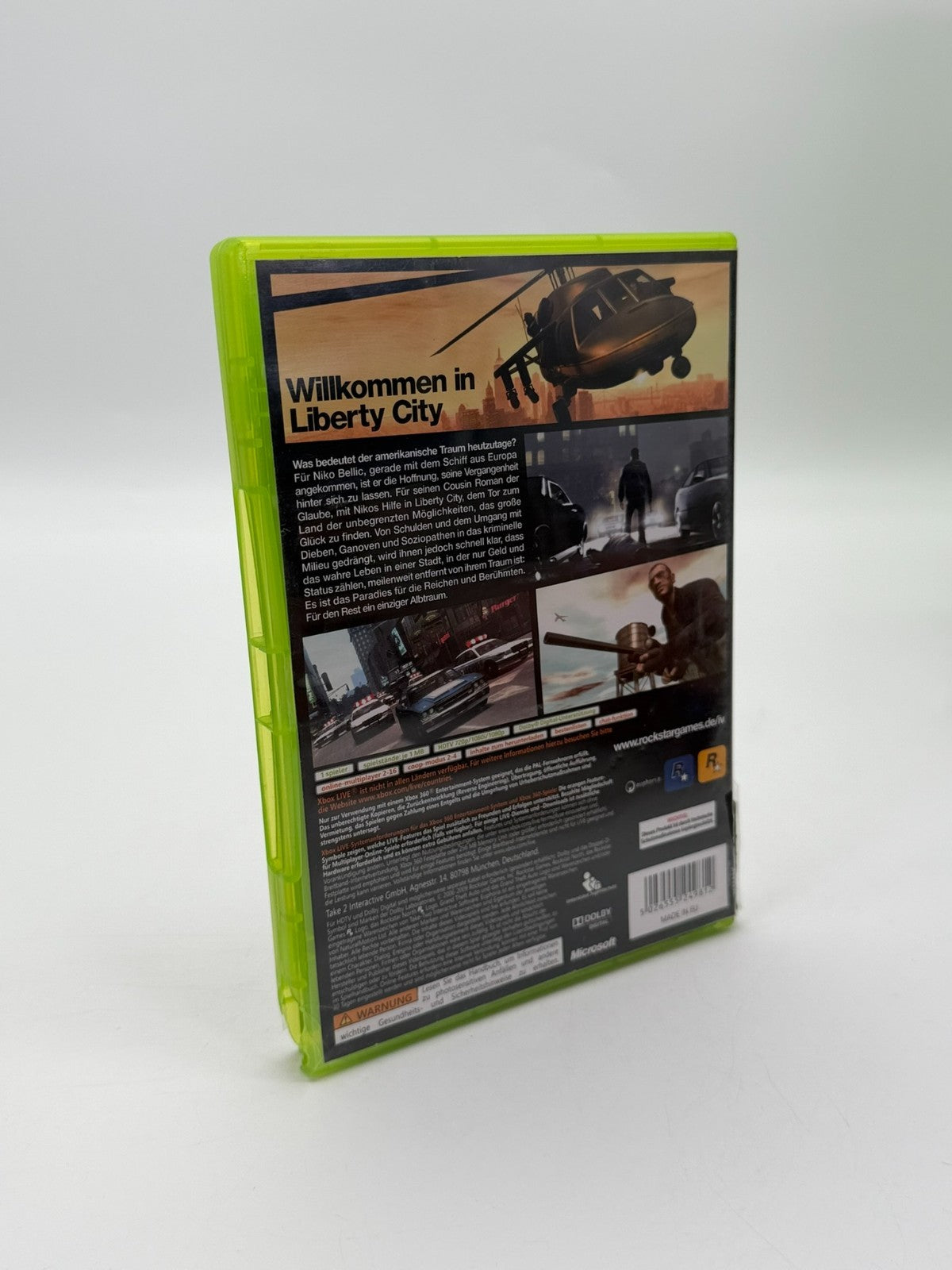 Grand Theft Auto IV Microsoft XBox 360 Classics Acceptable Condition CIB OVP