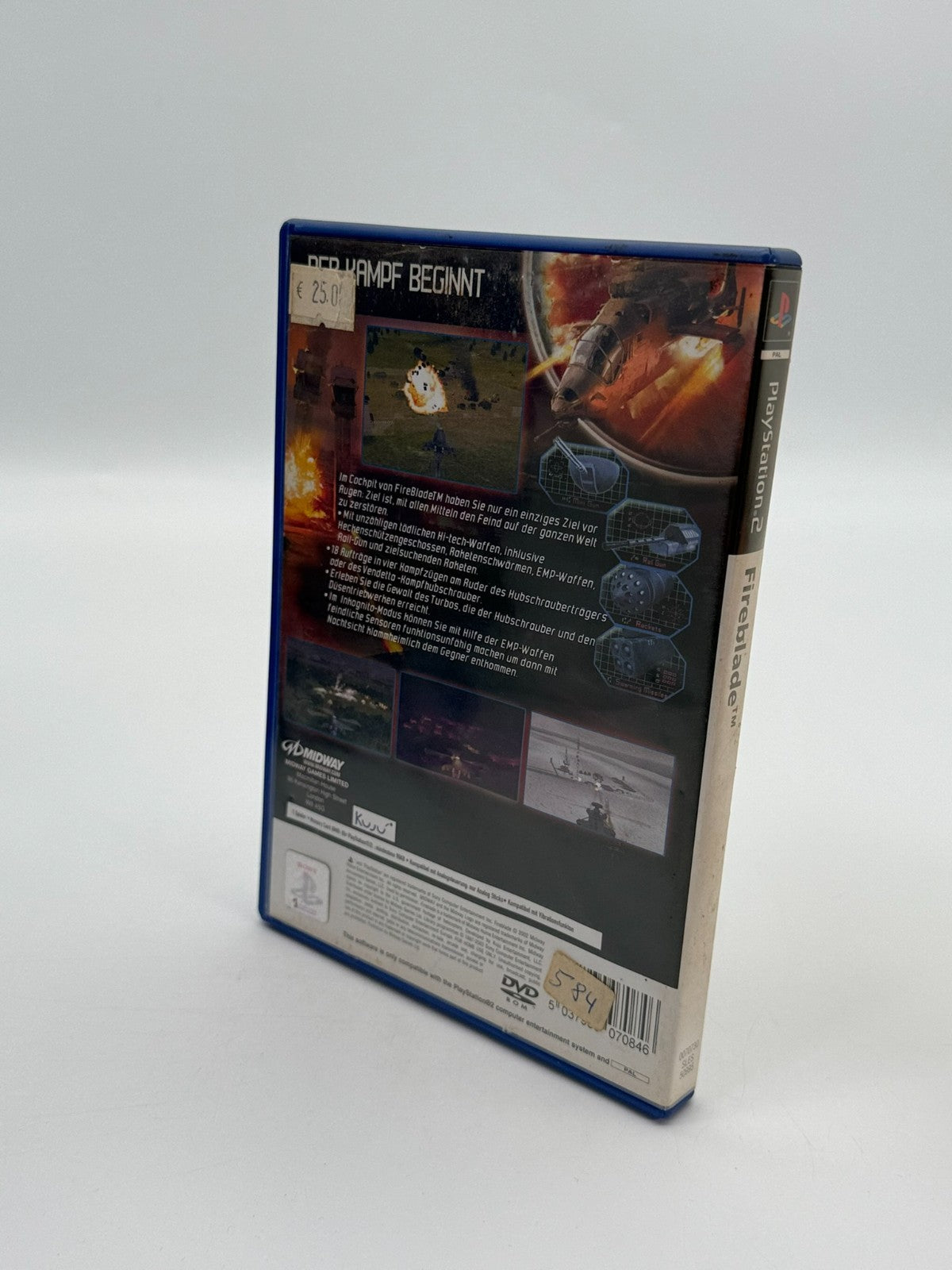Fireblade Sony Playstation 2 bon état CIB OVP