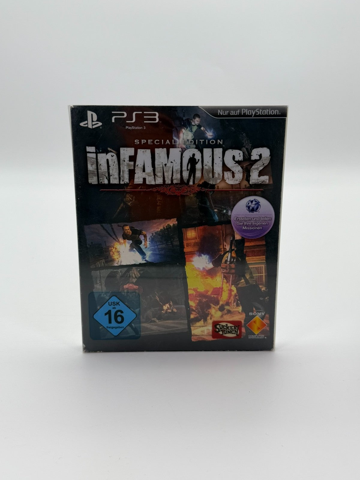 inFamous 2 Special Edition Sony Playstation 3 Sehr guter Zustand CIB OVP