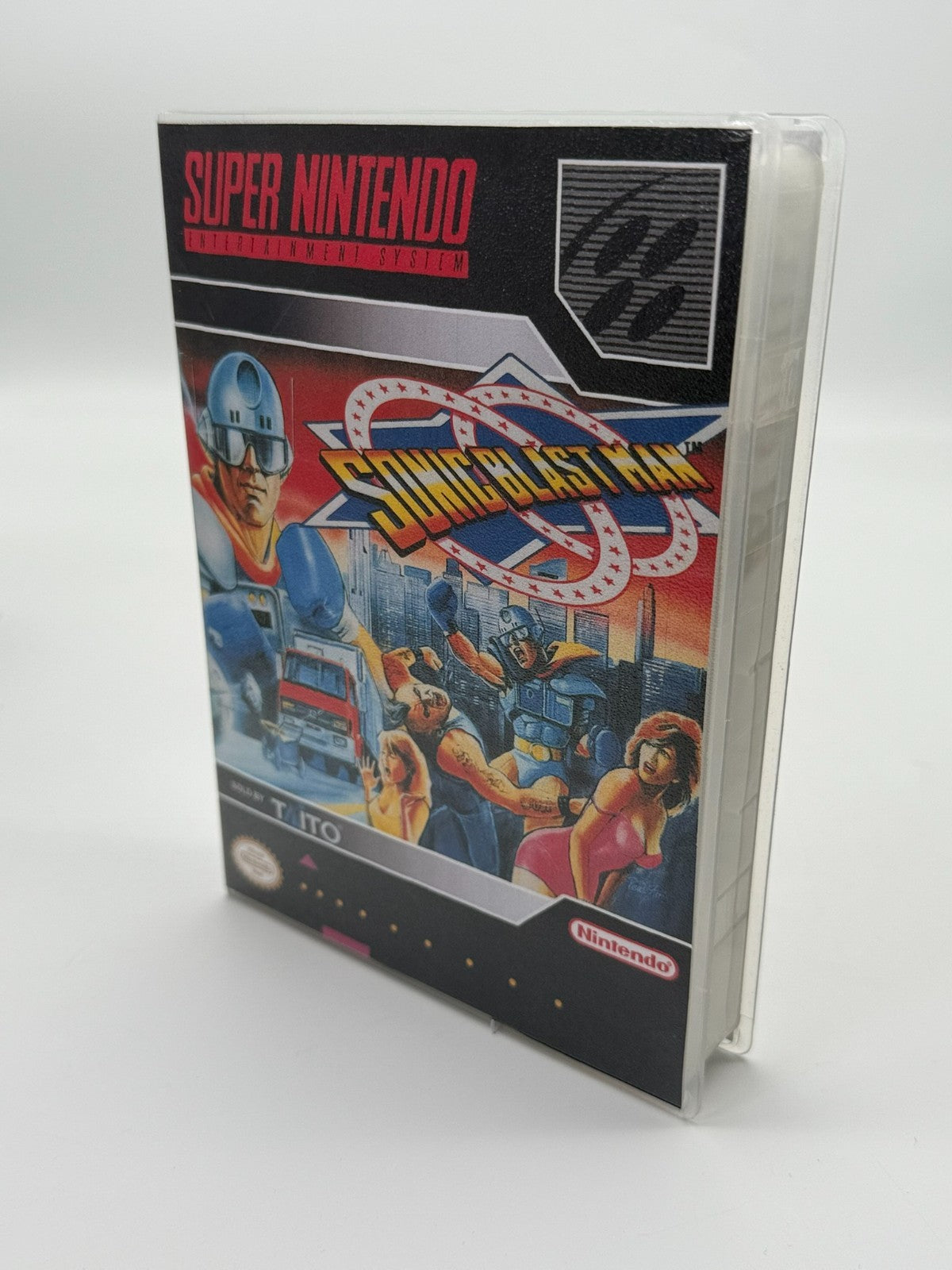 Sonic Blast Man Super Nintendo SNES NTSC-U/C bon état