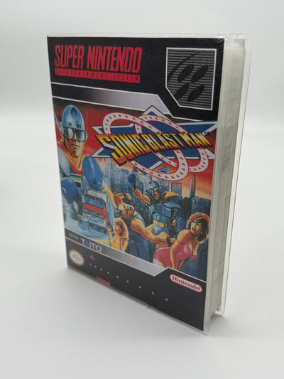 Sonic Blast Man Super Nintendo SNES NTSC-U/C guter Zustand