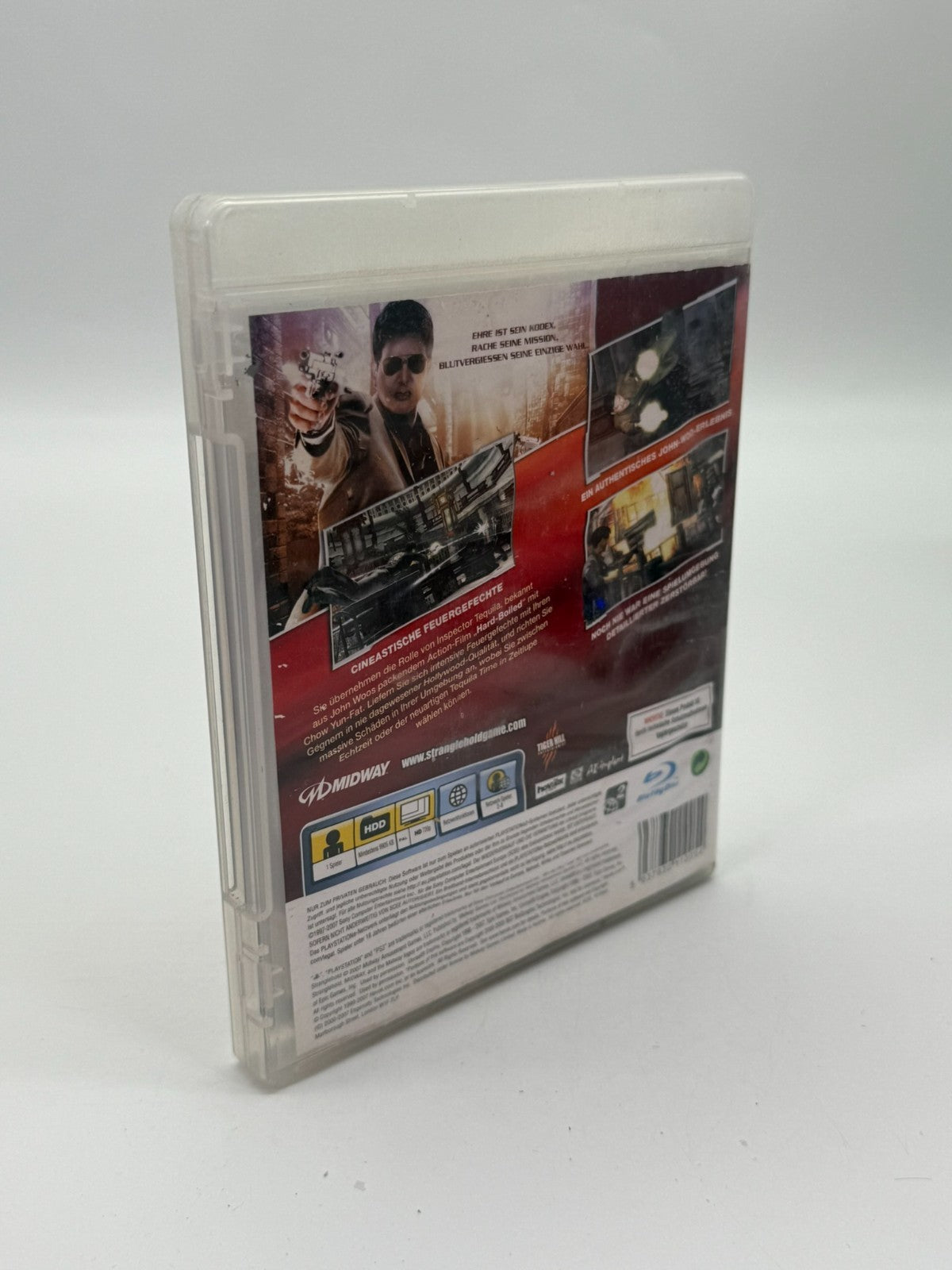 John Woo Presents Stranglehold Sony Playstation 3 guter Zustand CIB OVP