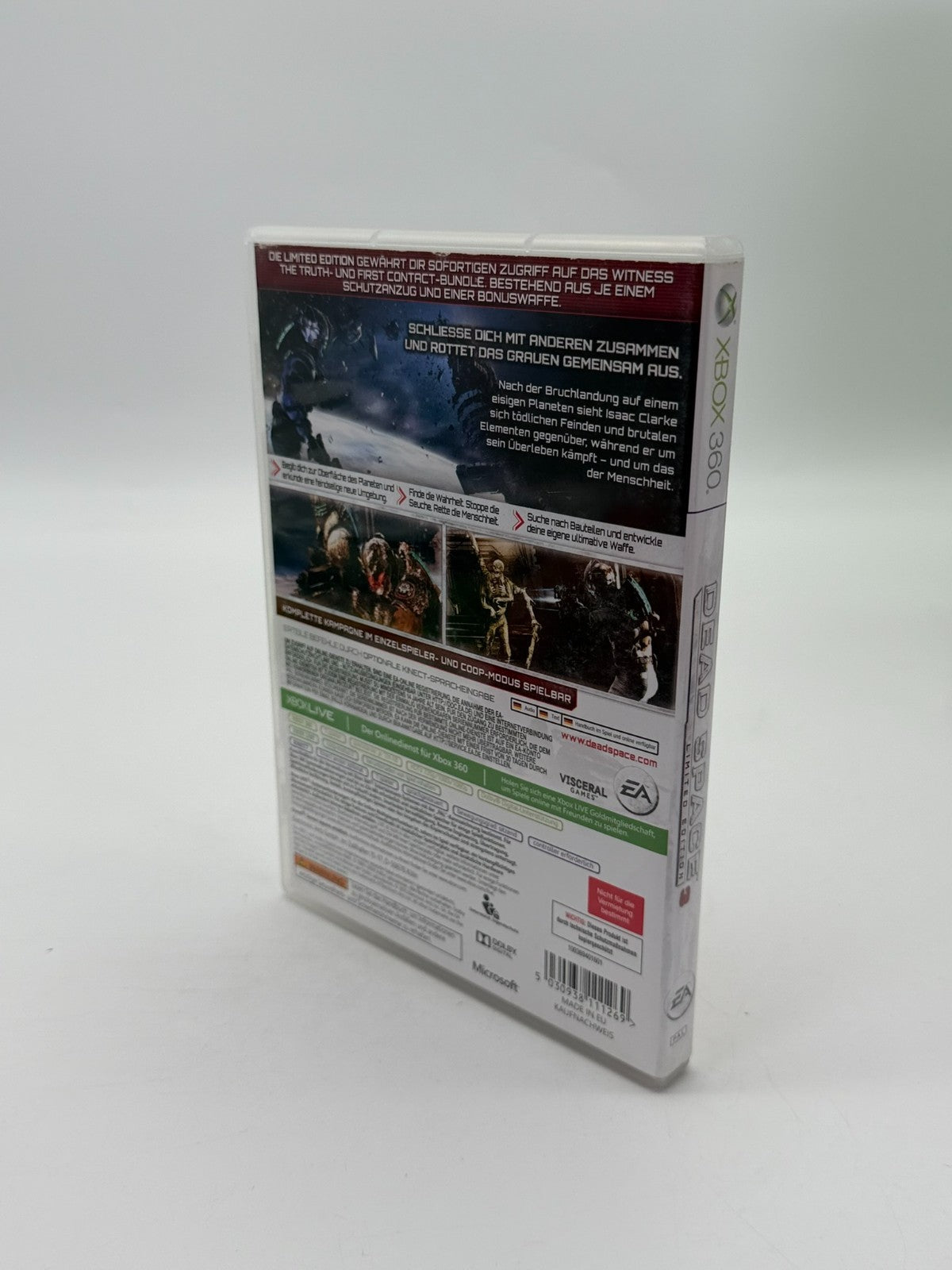 Dead Space 3 Limited Edition Microsoft XBox 360 guter Zustand CIB OVP