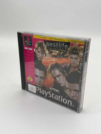 Westlife Fan-O-Mania Sony Playstation 1 Good Condition CIB OVP