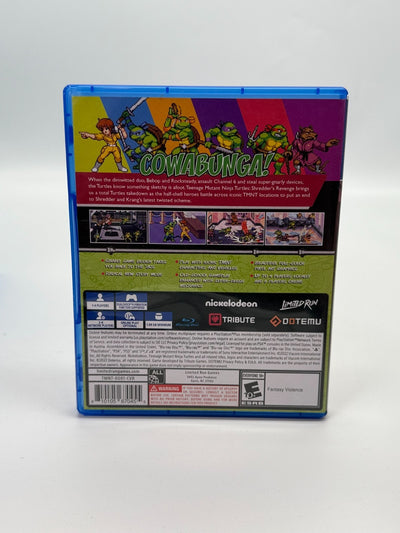 Teenage Mutant Ninja Turtles Shredders Revenge Sony Playstation 4 Neuwertig CIB