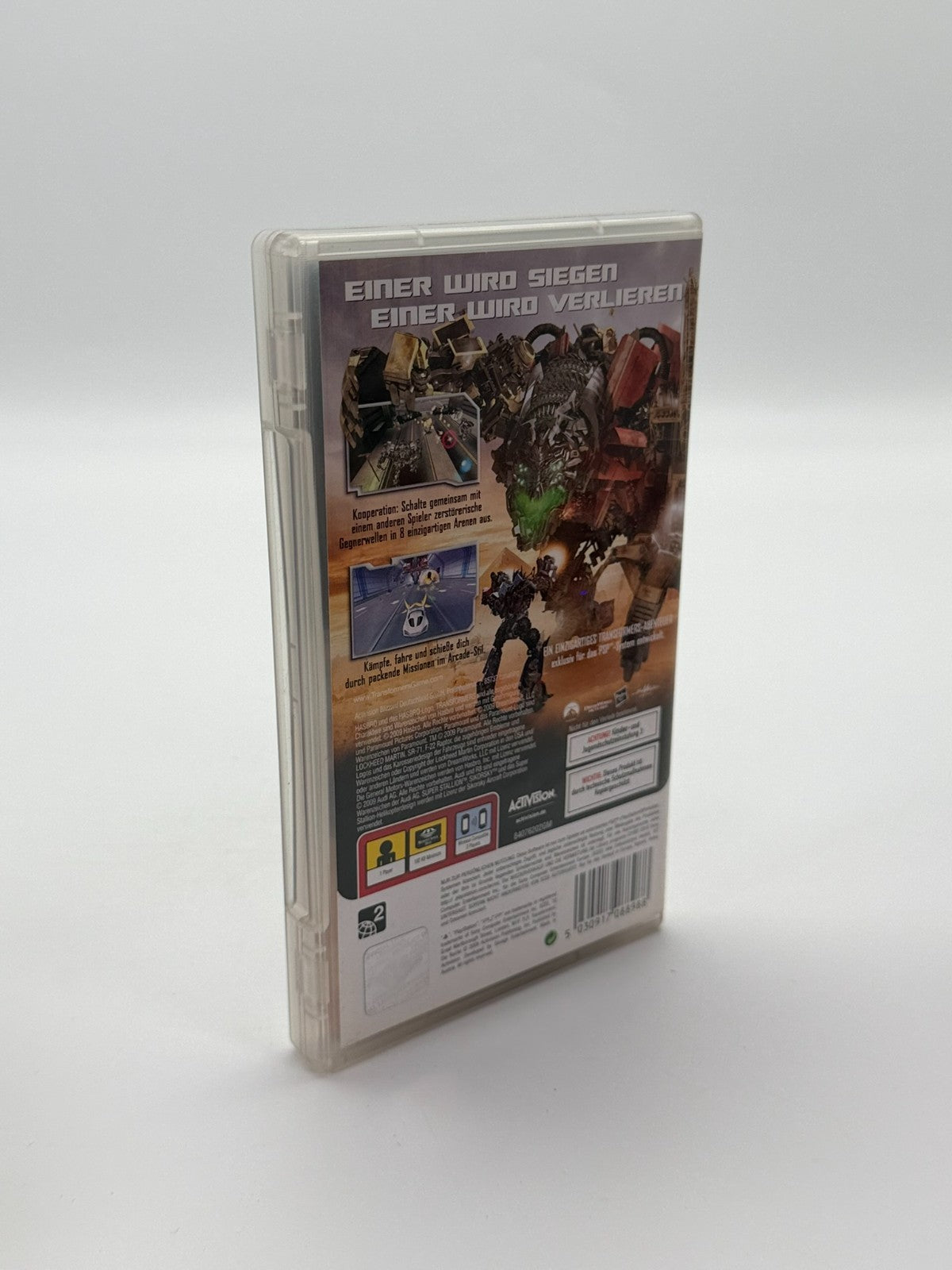 Transformers Die Rache Sony PSP Akzeptabler Zustand CIB OVP
