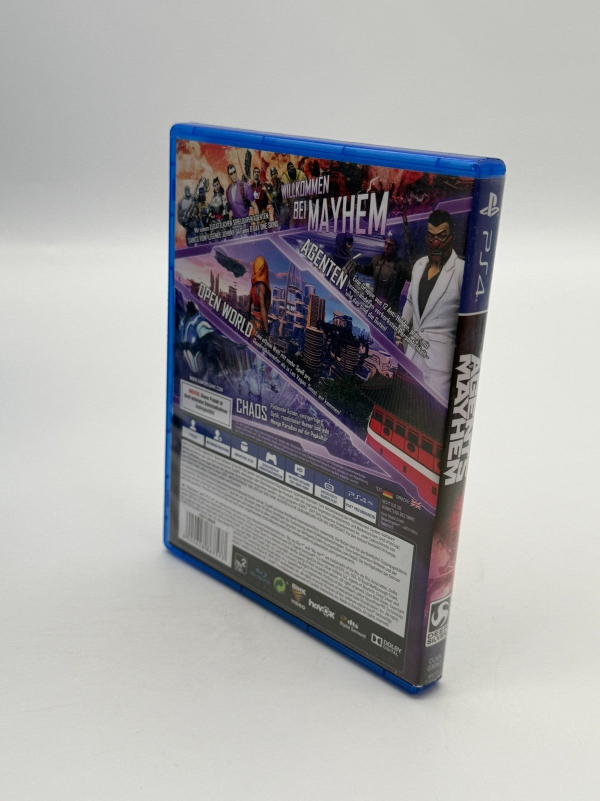 Agents of Mayhem Sony Playstation 4 bon état emballage d'origine