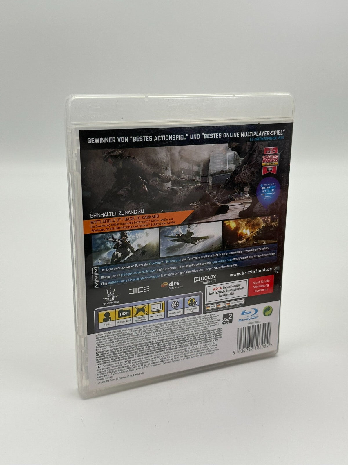 Battlefield 3 Limited Edition Sony Playstation 3 PS3 Gut - Sehr gut CIB OVP