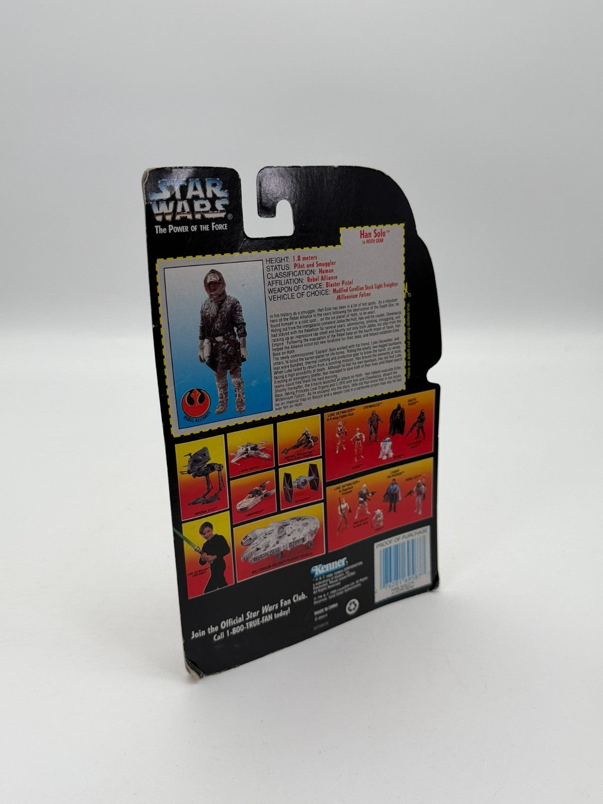 Figurine Star Wars Han Solo en tenue de Hoth The Kenner Collection Neuve Scellée