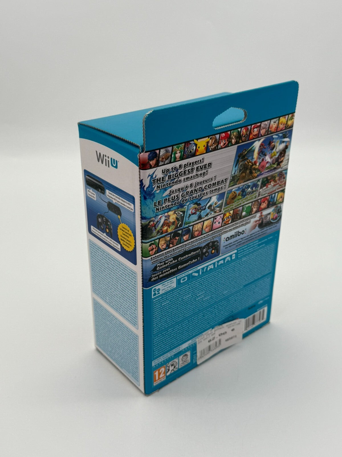 Super Smash Bros. for Nintendo Wii U + Adapt. GameCube. Neuf TOP