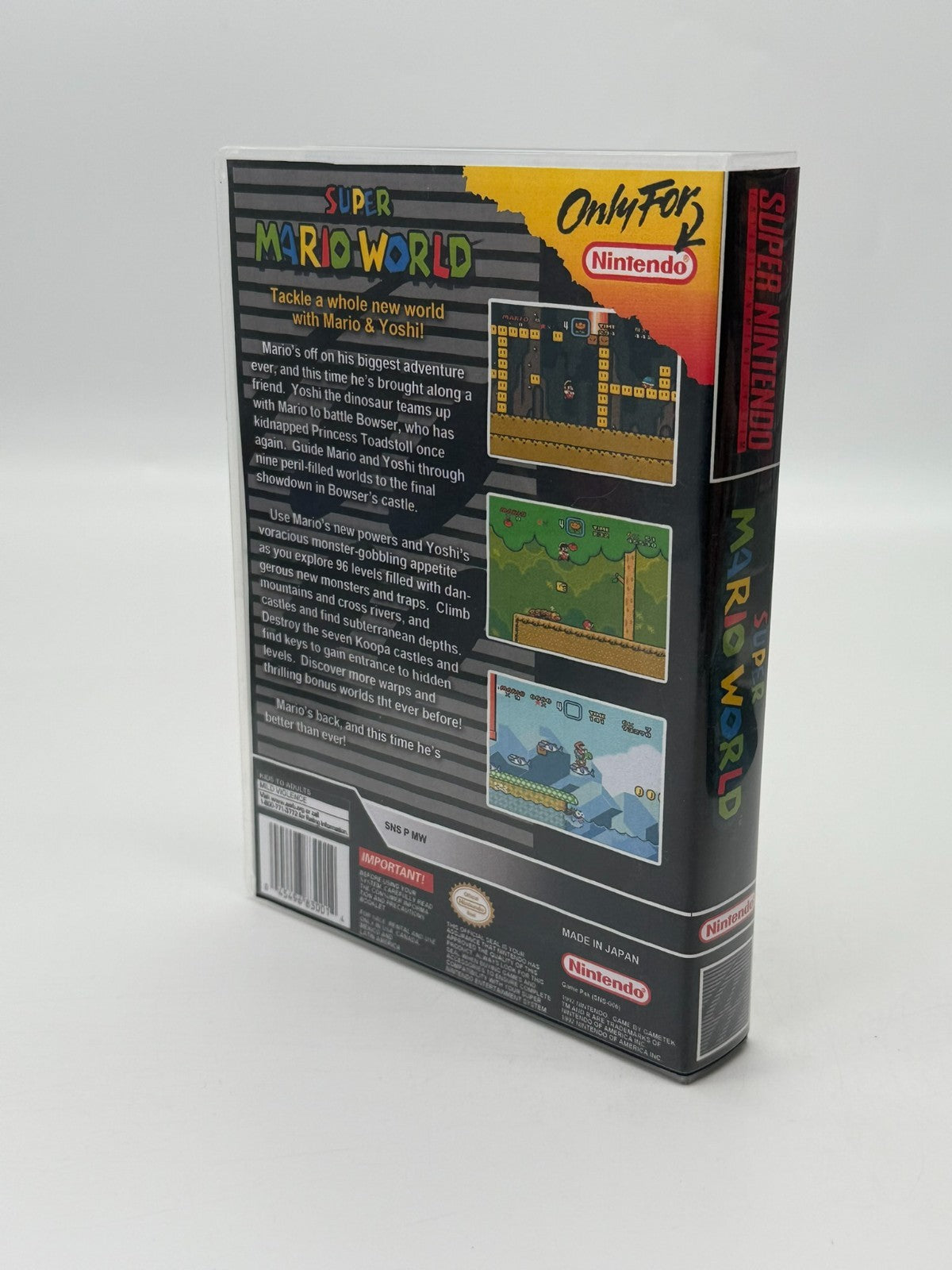 Super Mario World Super Nintendo SNES NTSC-U/C Modul + Anleitung