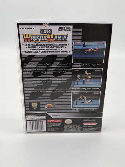 WWF Super Wrestlemania Super Nintendo SNES NTSC-U/C bon - très bon