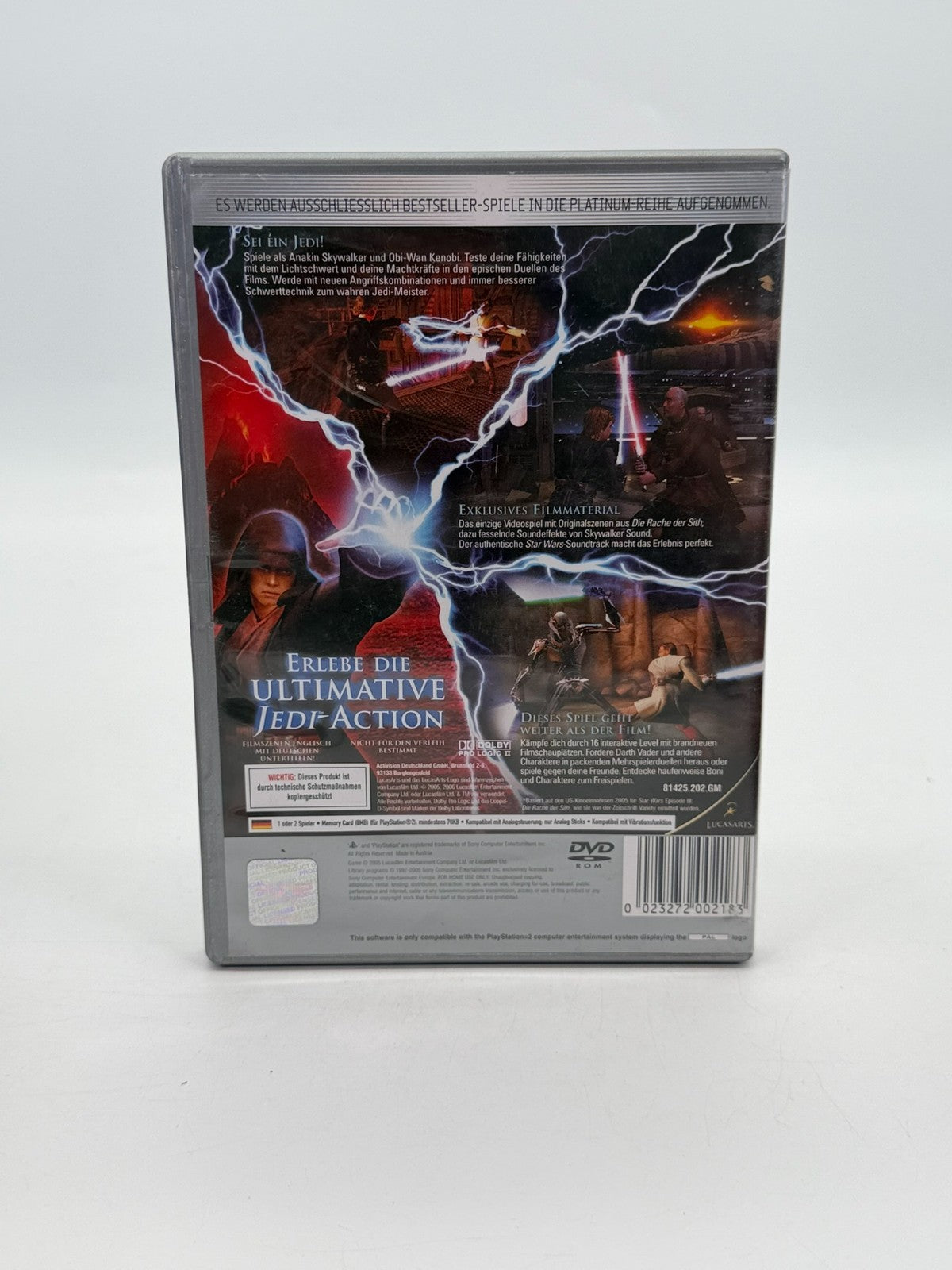 Star Wars Episode III Die Rache der Sith Sony Playstation 2 Akzeptabler Zustand