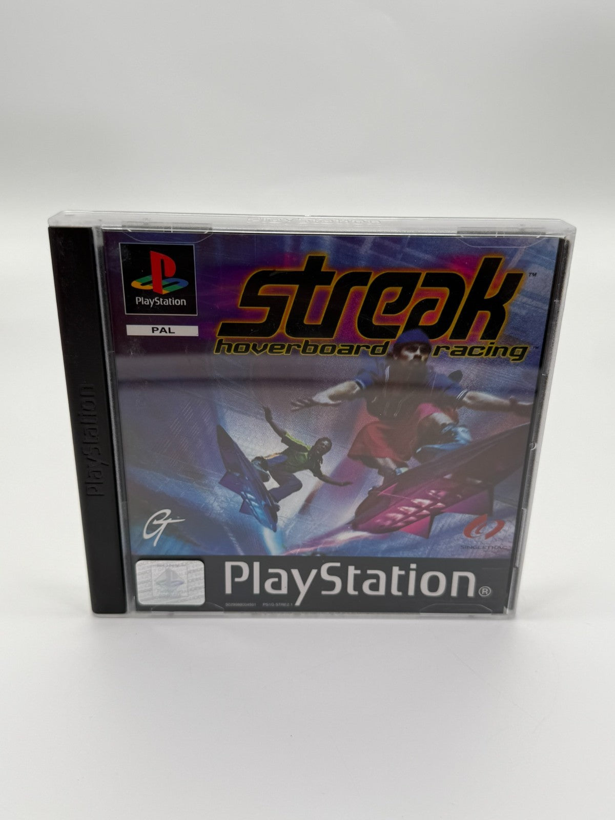 Streak Hoverboard Racing Sony Playstation 1 guter Zustand CIB OVP