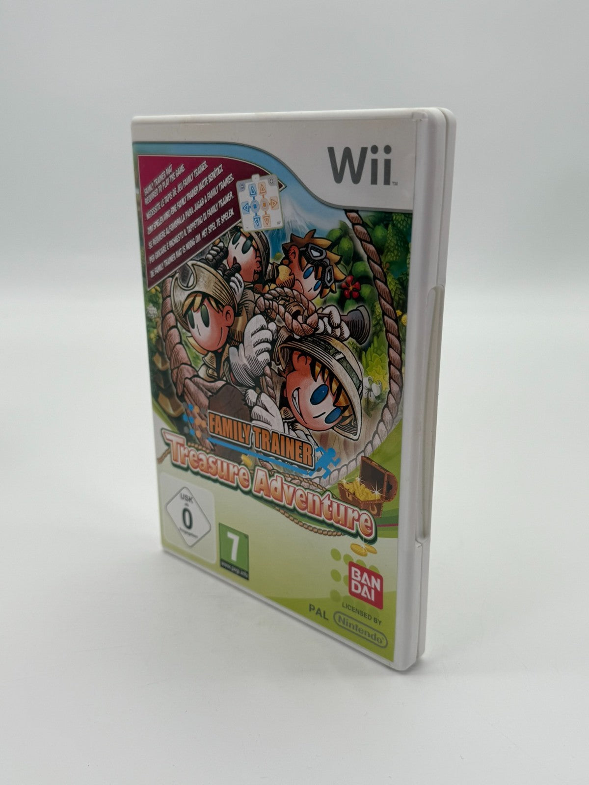 Family Trainer Treasure Adventure Nintendo Wii guter Zustand CIB OVP