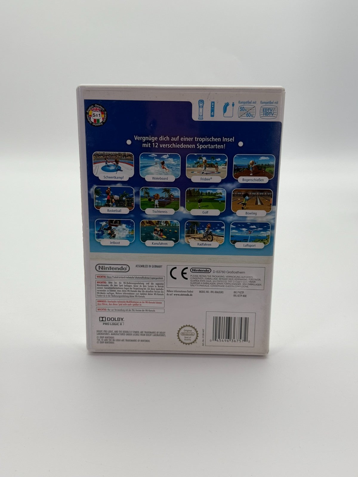 Wii Sports Resort Nintendo Wii guter Zustand OVP