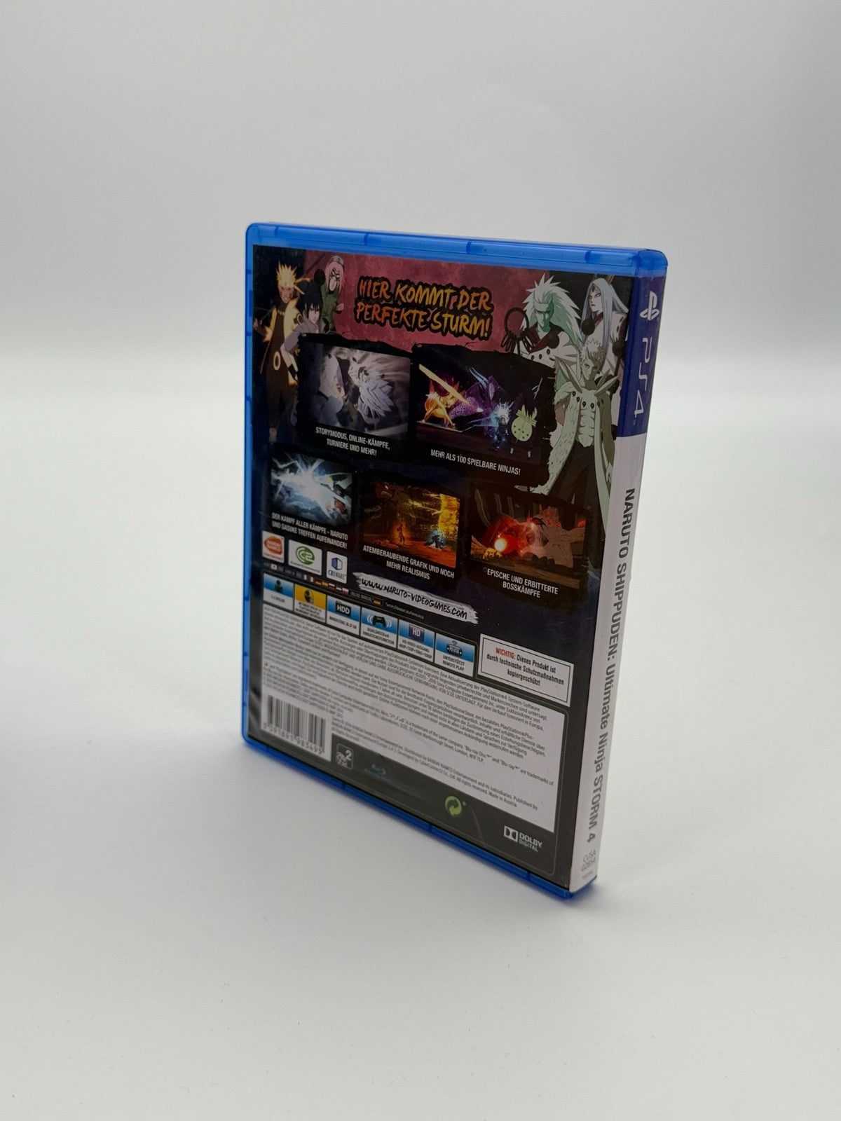 Naruto Shippuden Ultimate Ninja Storm 4 Sony Playstation 4 guter Zustand OVP