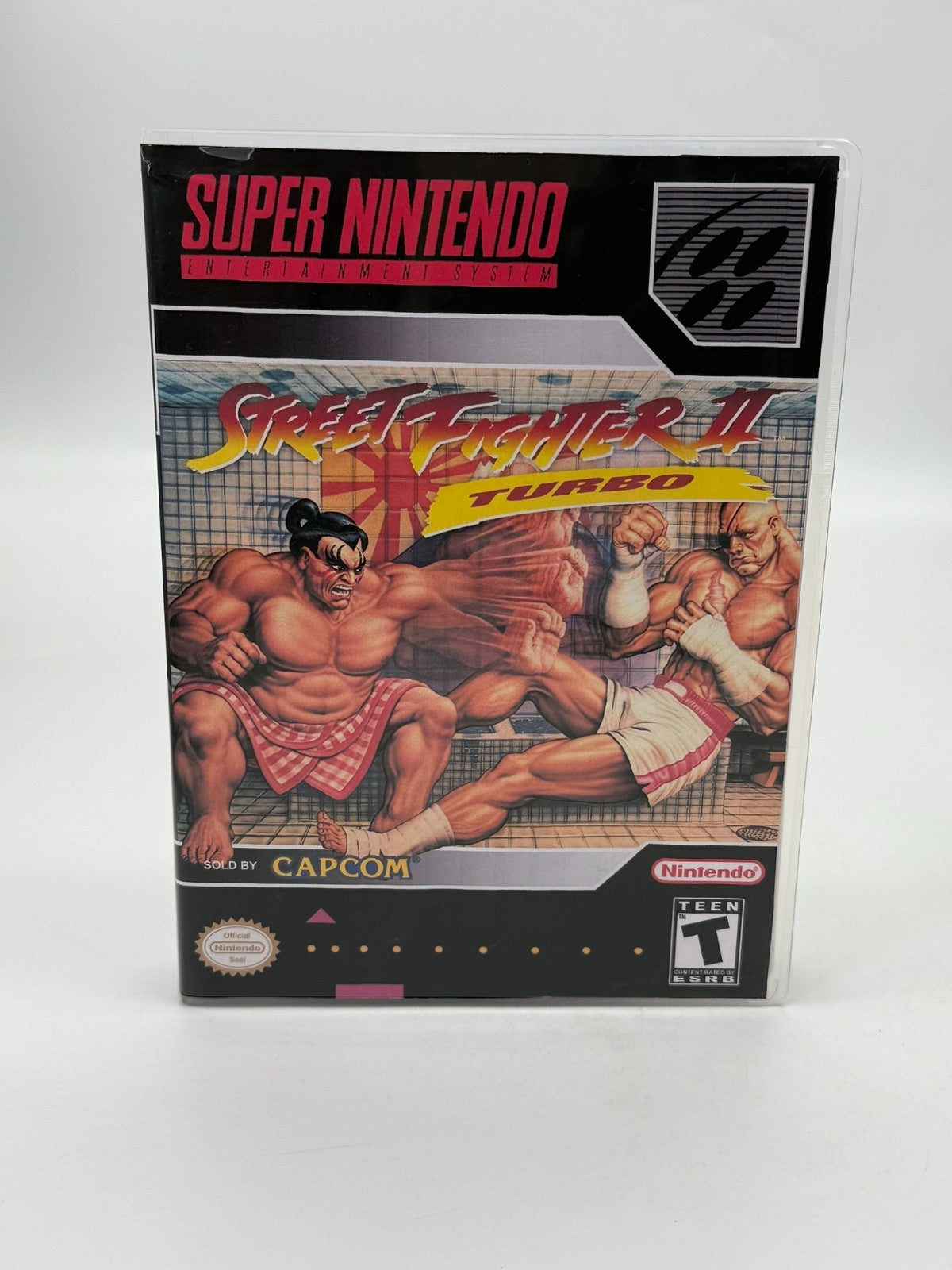 Street Fighter II Turbo Super Nintendo SNES NTSC-U/C bon état