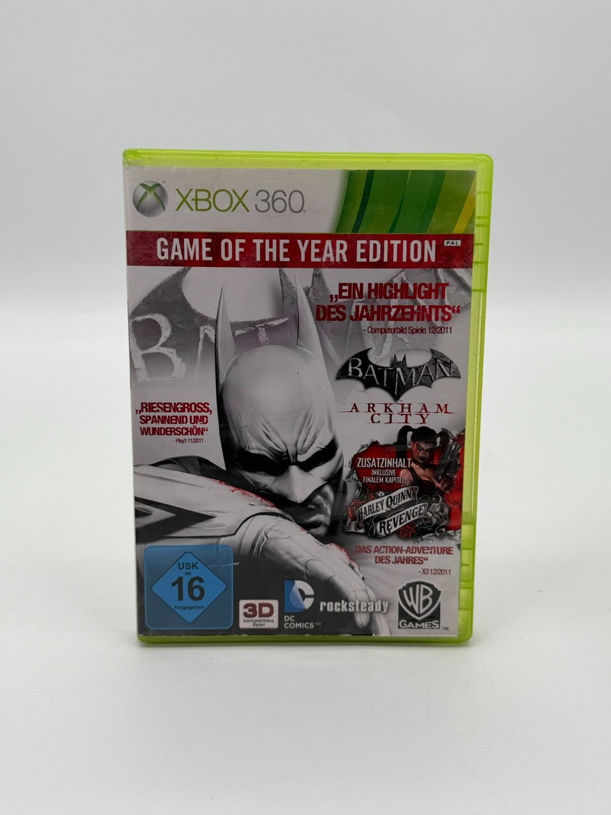 Batman Arkham City Game Of The Year Edition Microsoft Xbox 360 Acceptable CIB