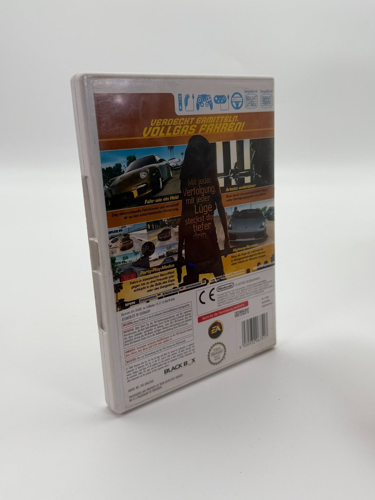 Need For Speed Undercover Nintendo Wii guter Zustand CIB OVP