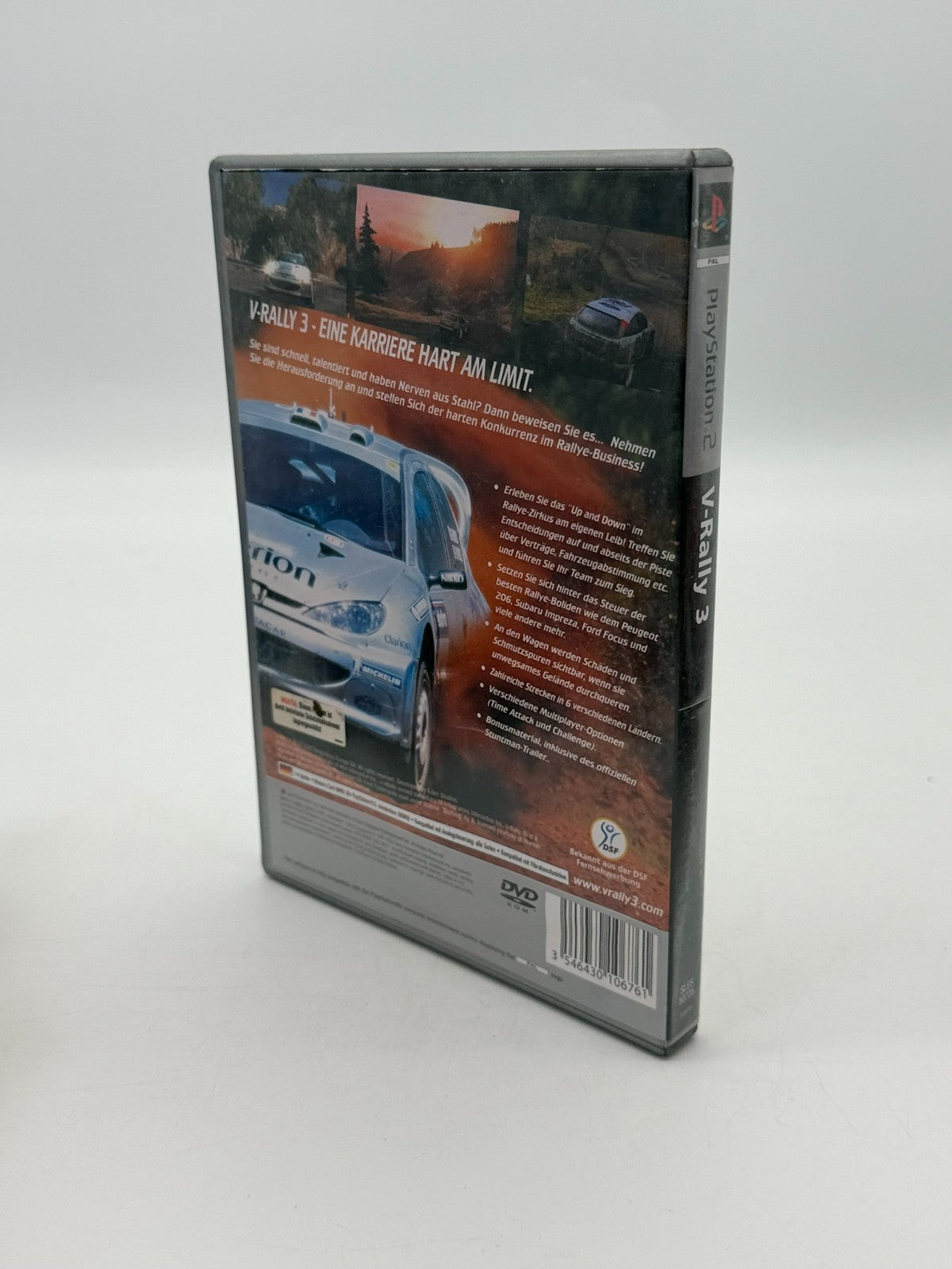 V-Rally 3 Sony Playstation 2guter Zustand CIB OVP