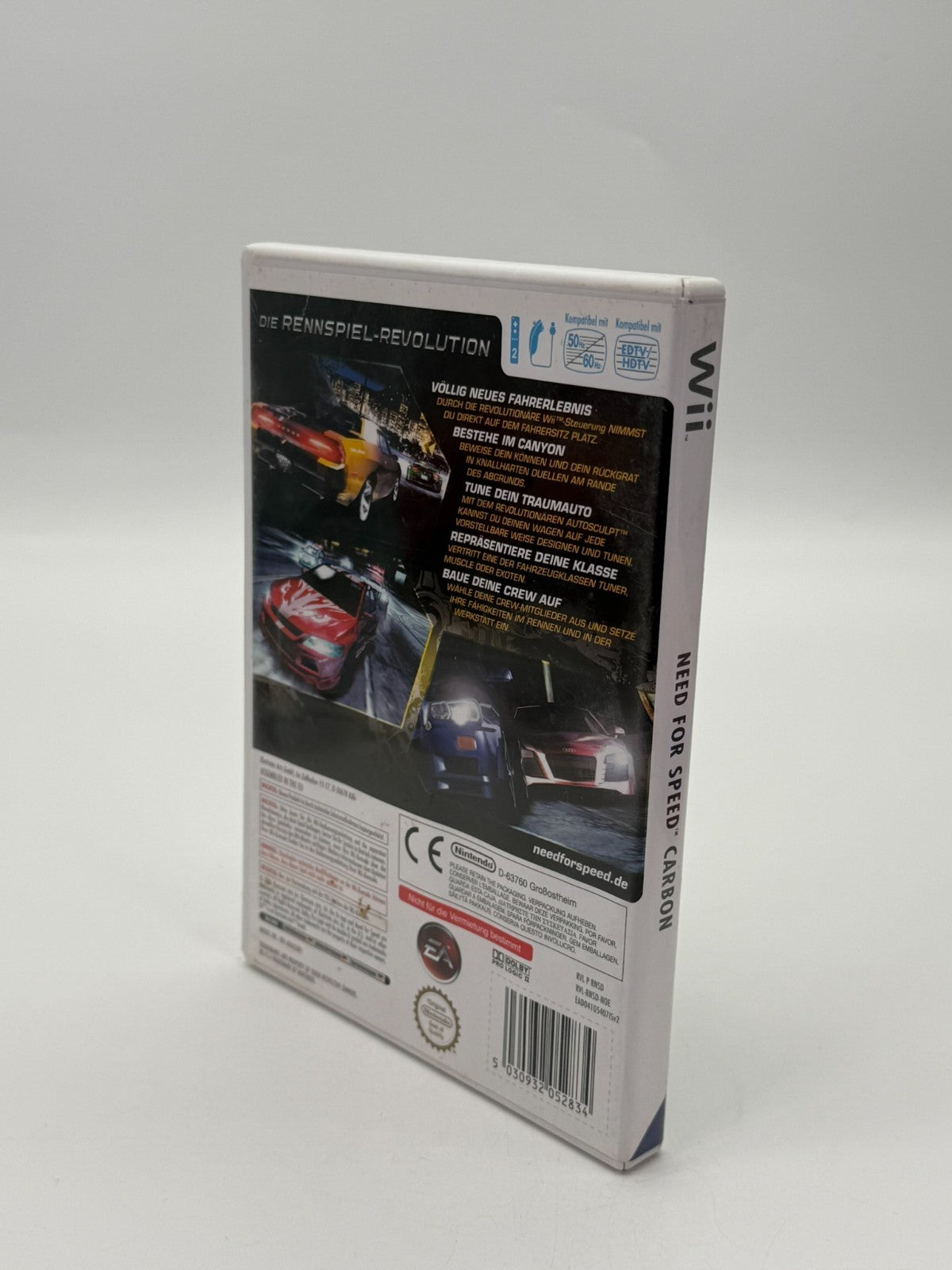 Need for Speed Carbon Nintendo Wii état acceptable - bon état, boîte d'origine