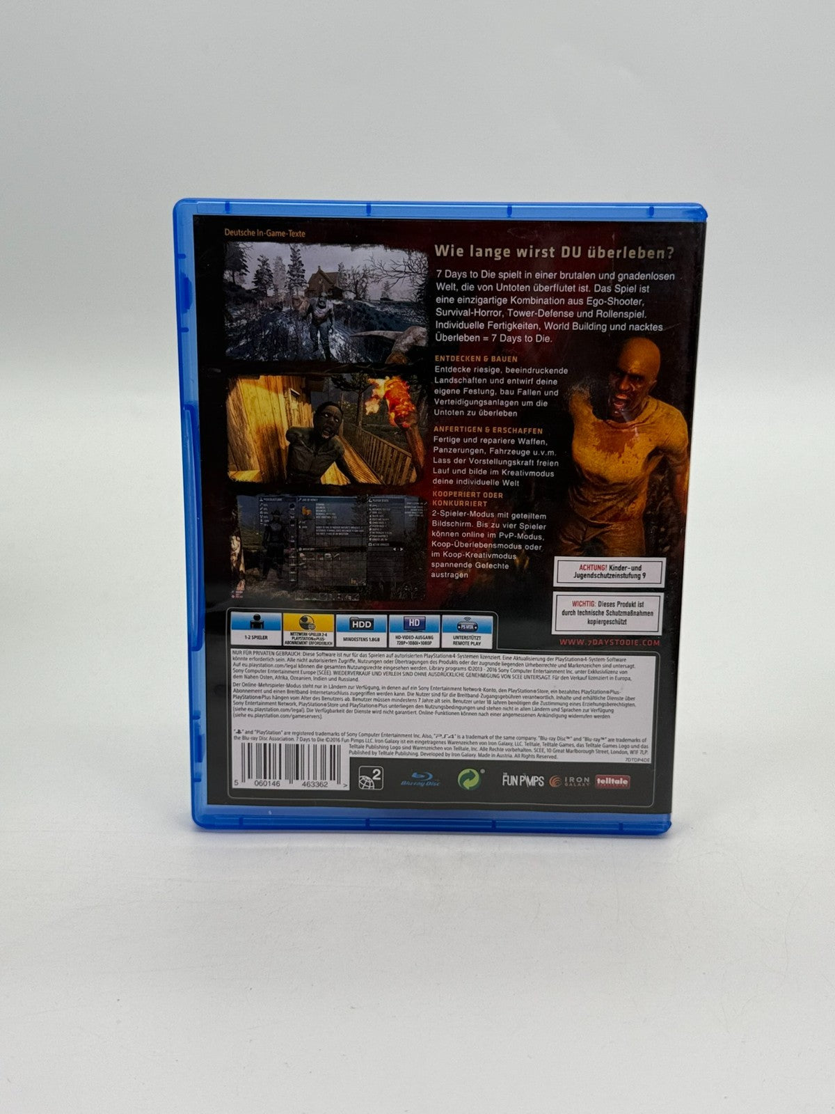 7 Days To Die Sony PlayStation 4 good condition, original packaging
