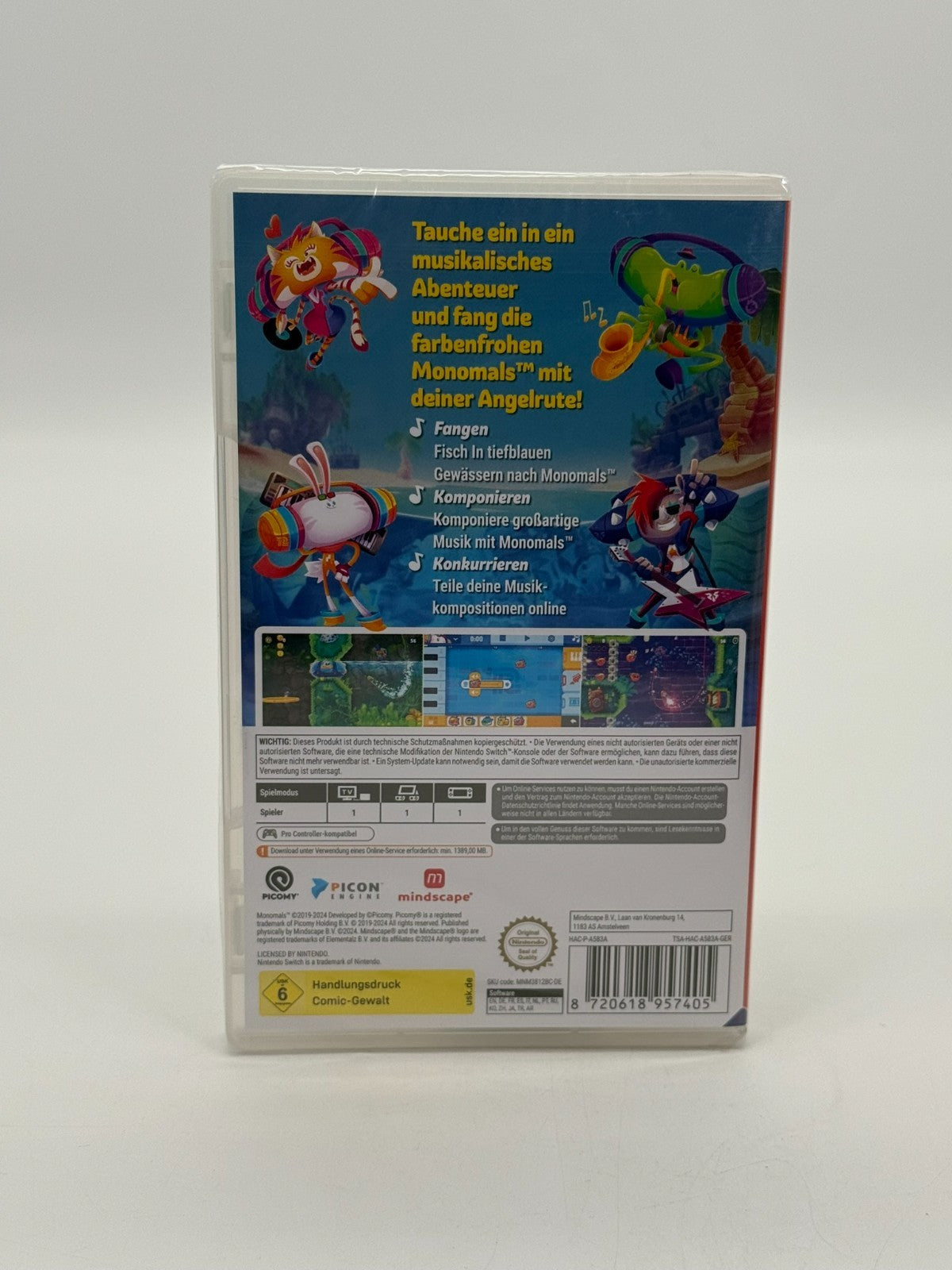 Monomals Nintendo Switch Factory Sealed New & Unused OVP CIB