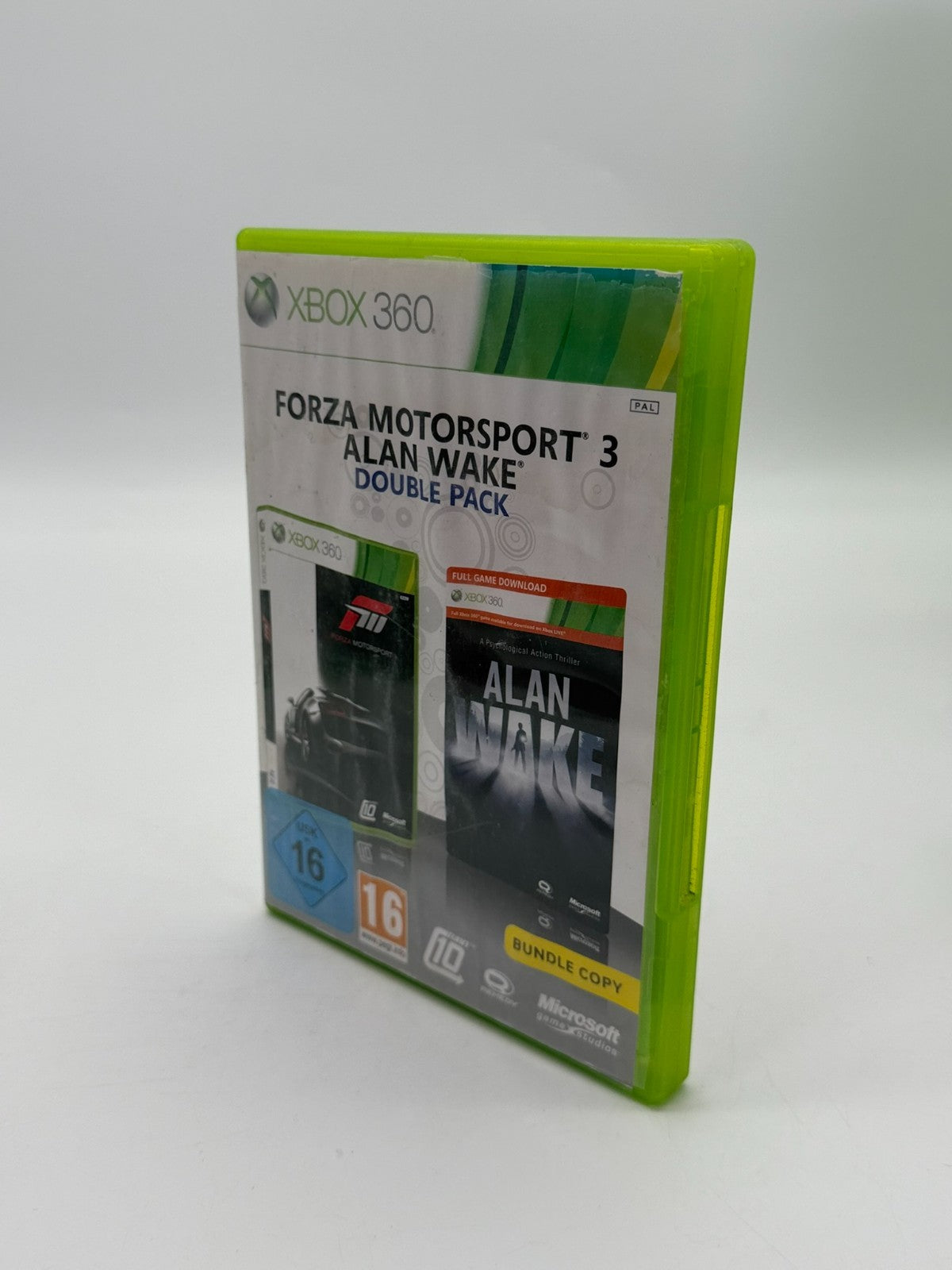 Forza Motorsport 3 & Alan Wake (no code) Microsoft Xbox 360 Good Condition Original Packaging