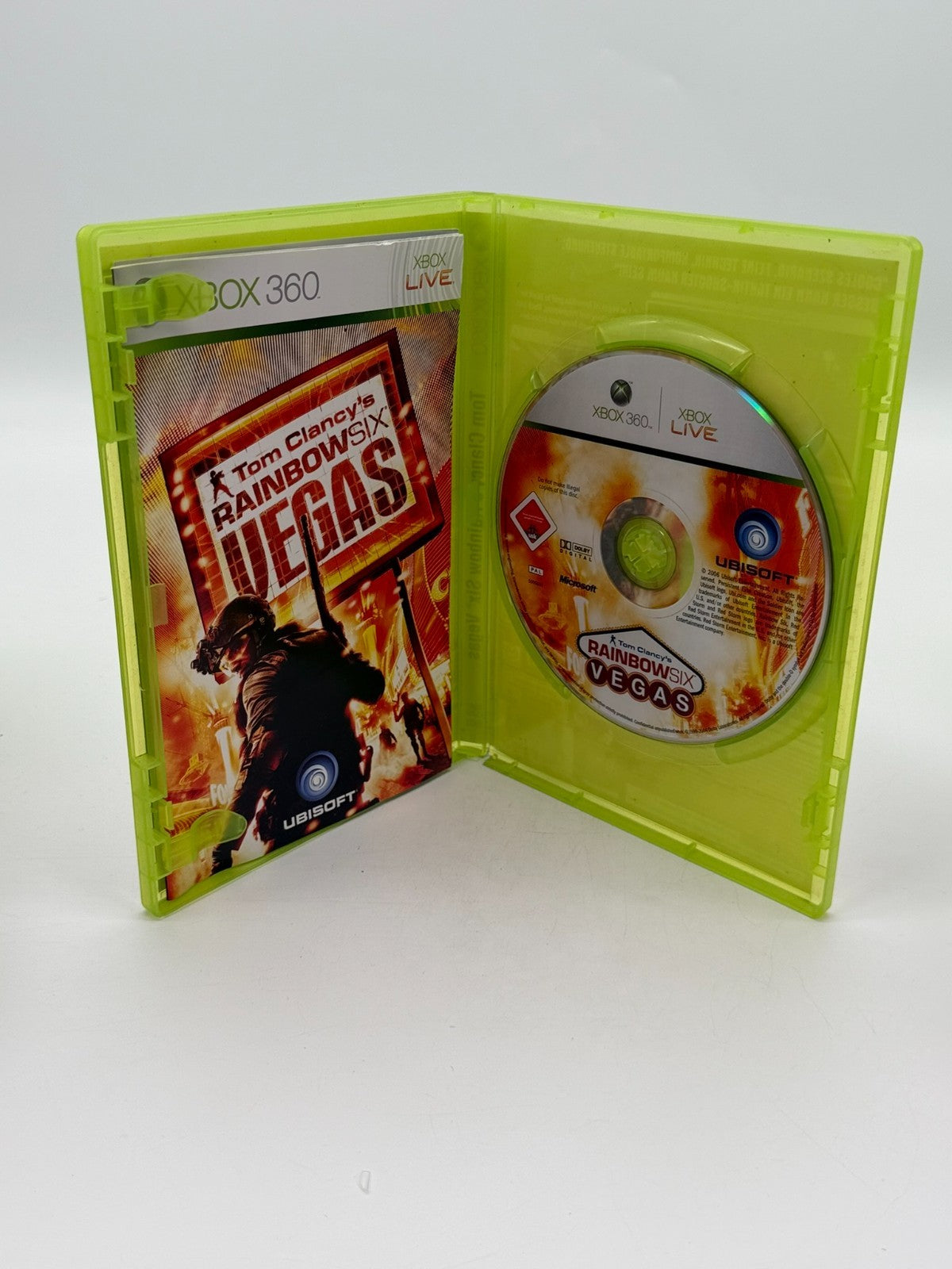 Tom Clancys Rainbow Six Vegas Microsoft XBox 360 Akzeptabler Zustand CIB OVP
