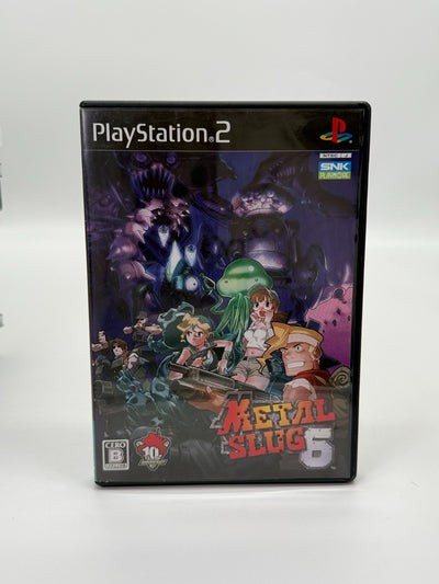 Metal Slug 6 Sony Playstation 2 NTSC-J Très bon état CIB Boîte d'origine