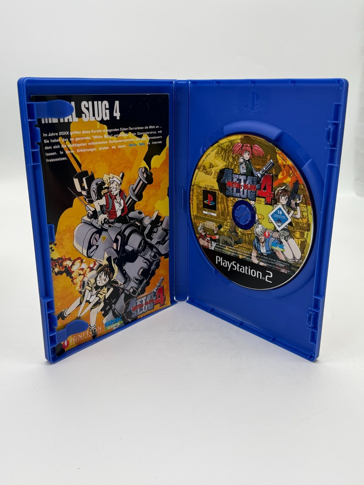 Metal Slug 4 Sony Playstation 2 Sehr guter Zustand CIB OVP