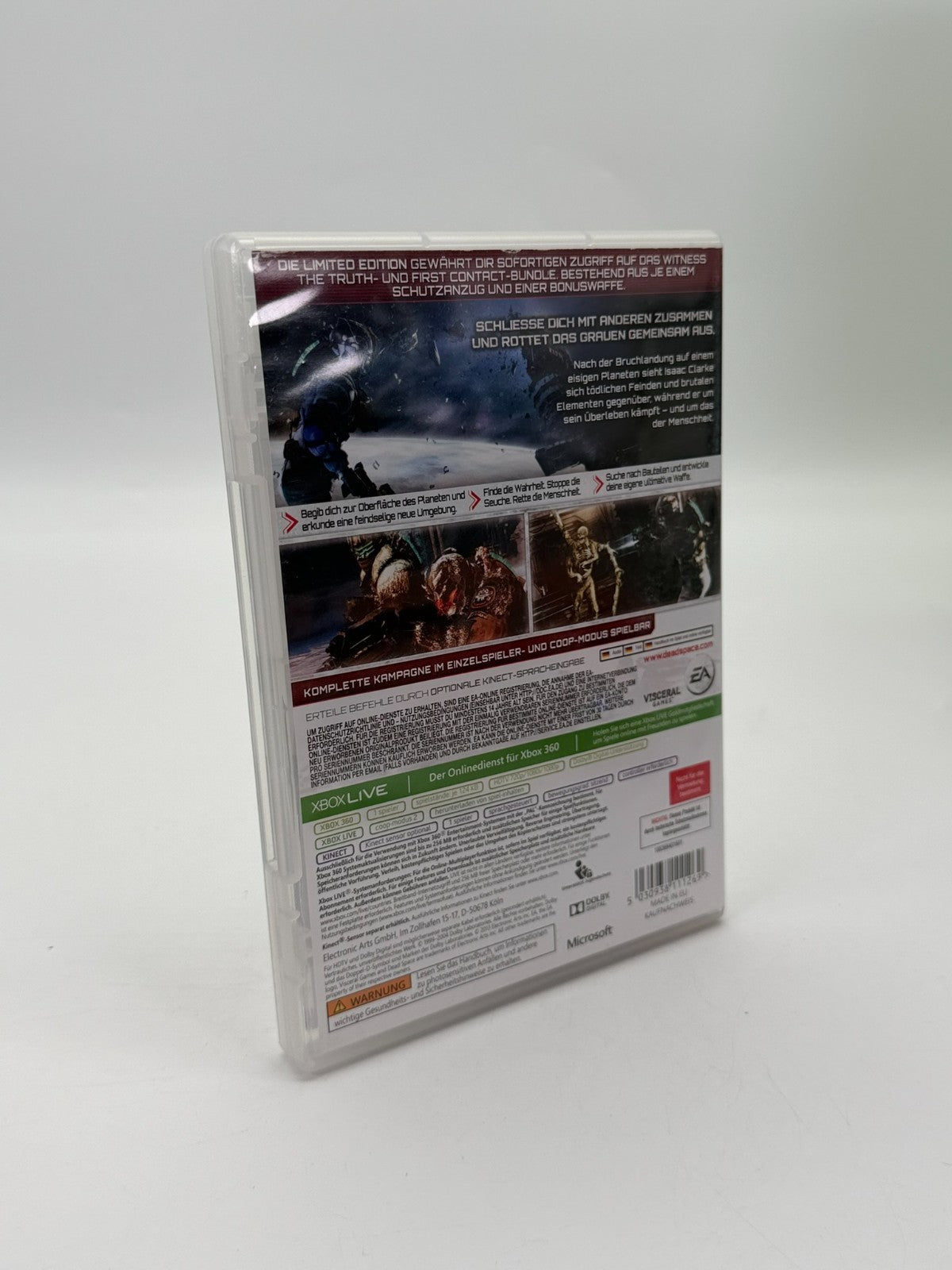 Dead Space 3 Limited Edition Microsoft XBox 360 Good Condition CIB OVP