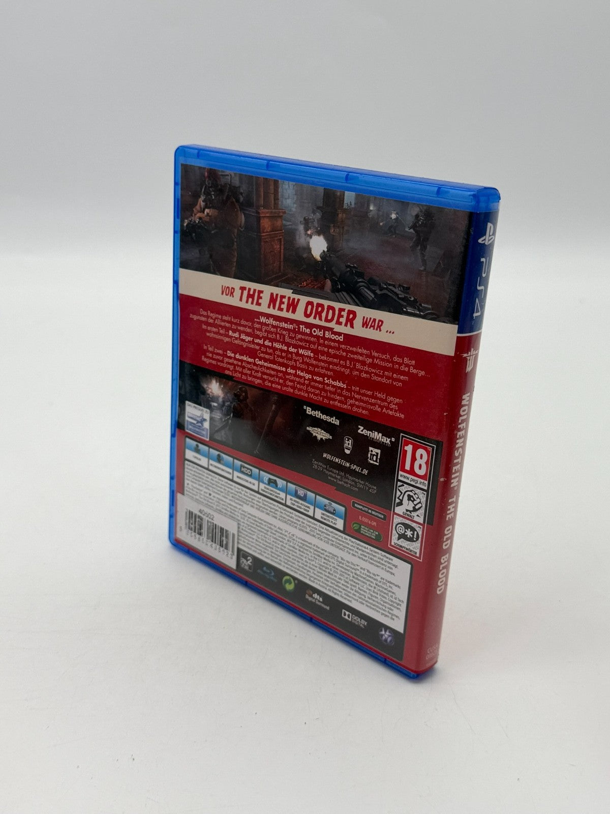 Wolfenstein The Old Blood Sony Playstation 4 AT Sehr guter Zustand OVP