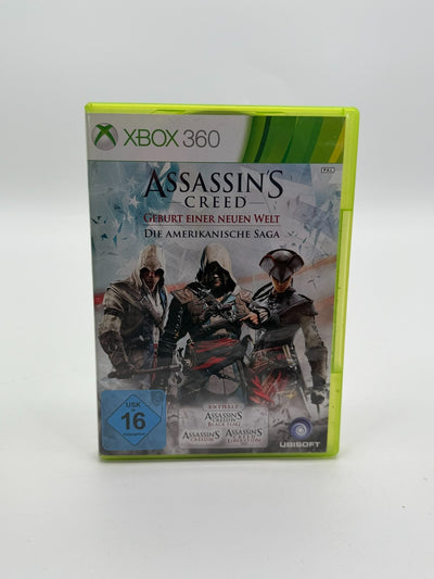 Assassins Creed Geburt Einer Neuen Welt - Die Amerikanische Saga XBox 360 CIB