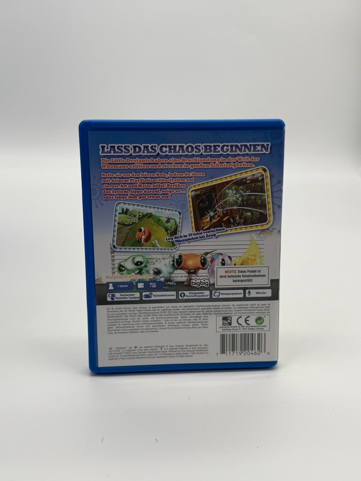 Little Deviants Sony Playstation Vita Très bon état Boîte d'origine
