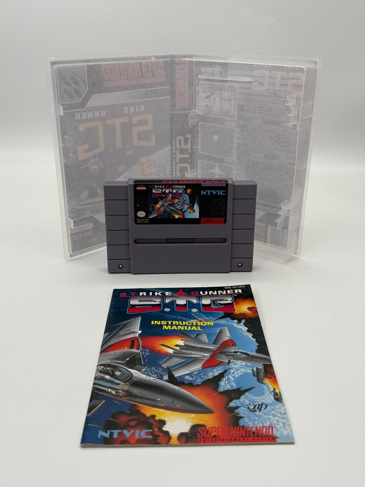 Strike Gunner S.T.G. Super Nintendo SNES NTSC-U/C bon - très bon + manuel