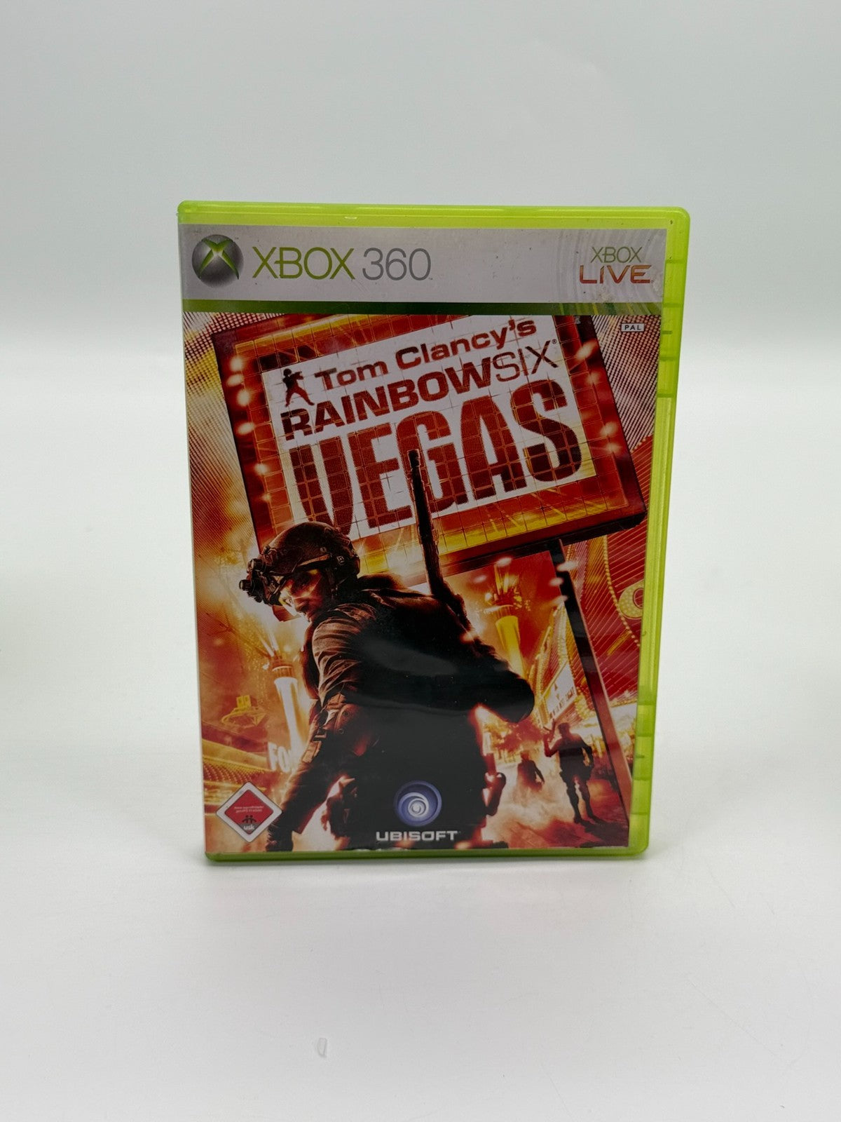Tom Clancy's Rainbow Six Vegas Microsoft Xbox 360 Acceptable Condition CIB OVP