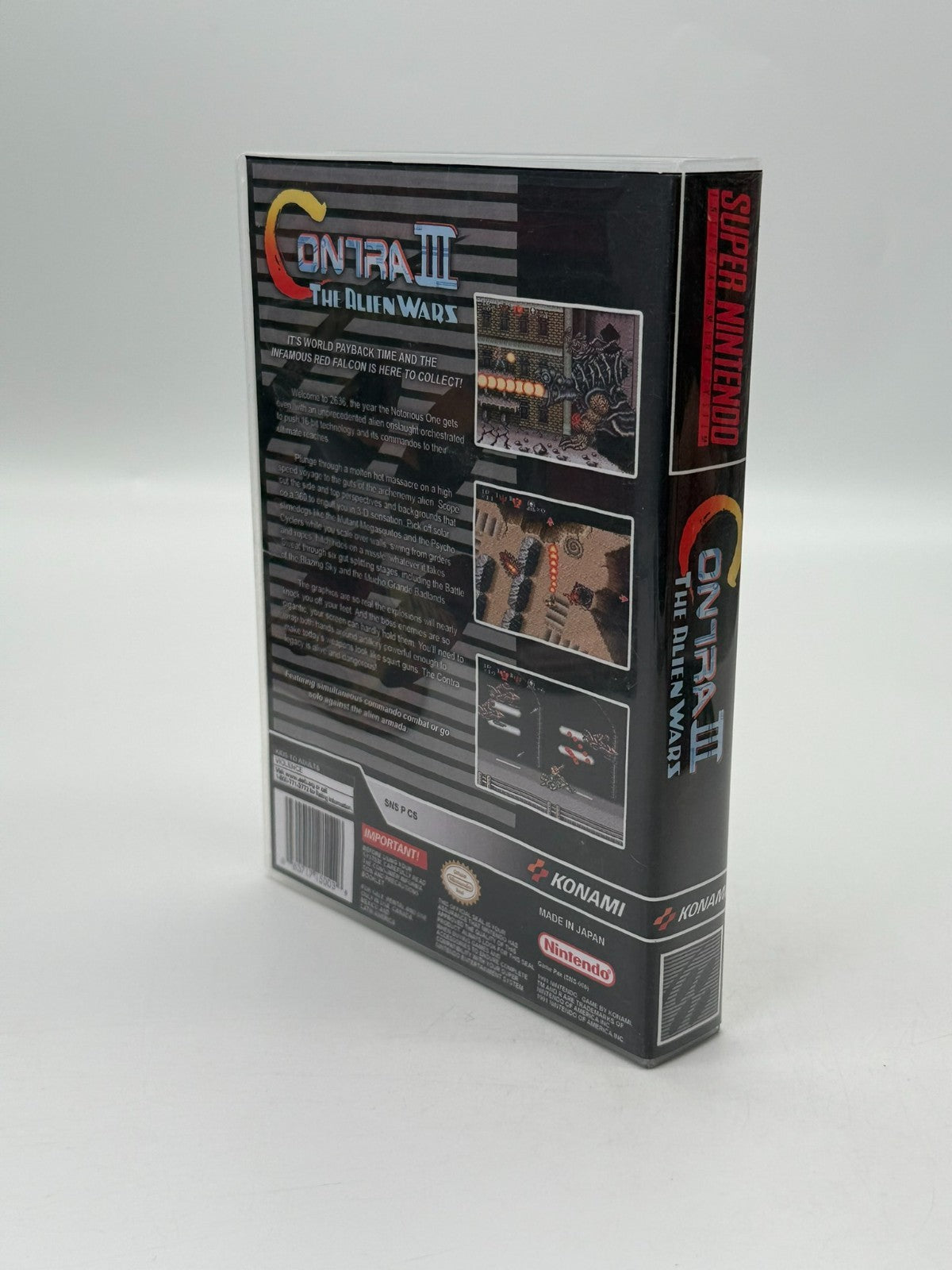 Contra III The Alien Wars Super Nintendo SNES NTSC-U/C Modul + Anleitung Gut