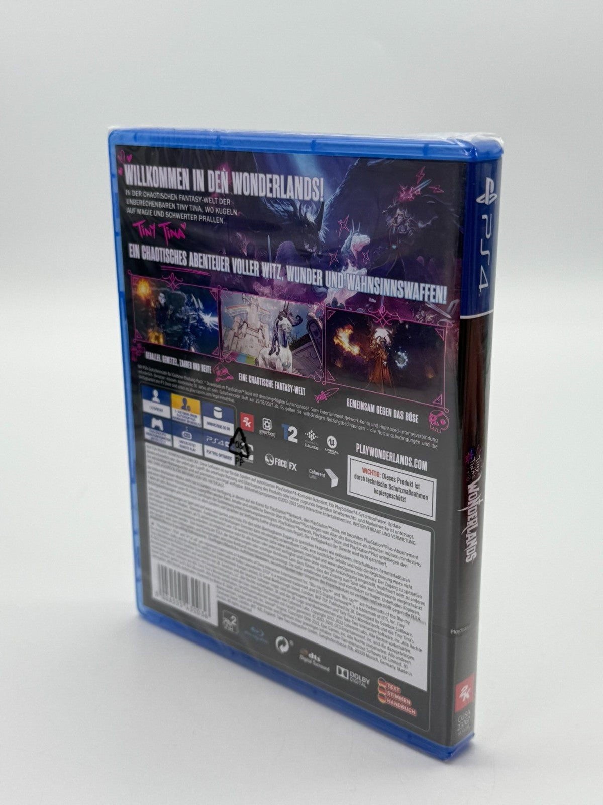 Tiny Tina Wonderlands Sony Playstation 4 PS4 Scellé Neuf Sous Blister Complet En Boîte