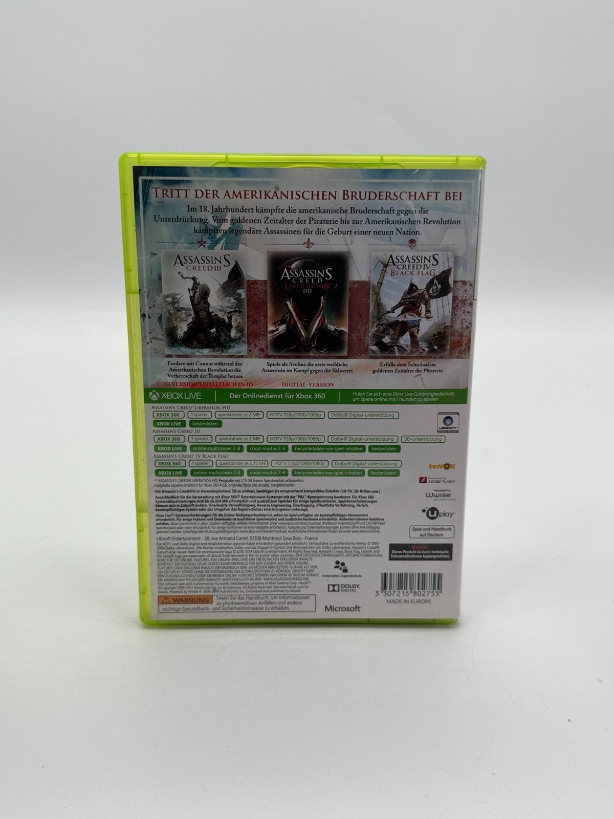Assassin's Creed Birth of a New World - The American Saga Xbox 360 CIB