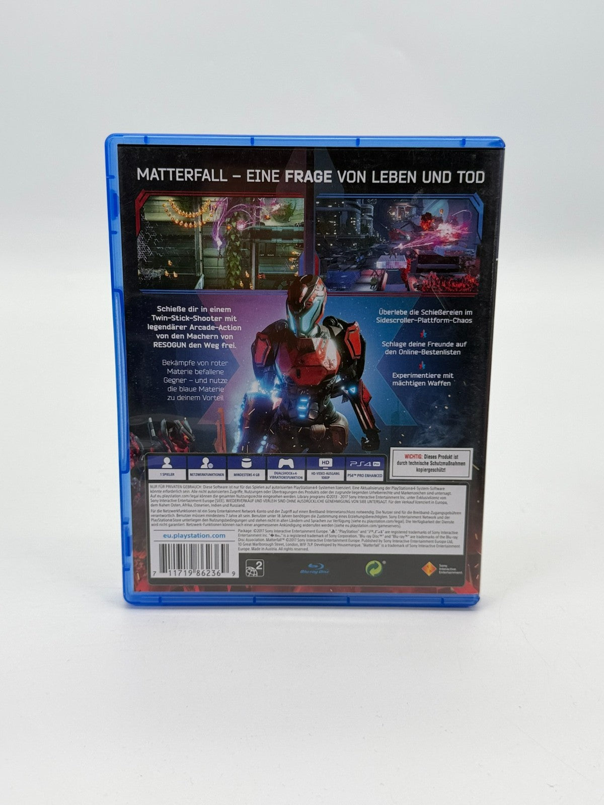 Matterfall Sony Playstation 4 bon état emballage d'origine