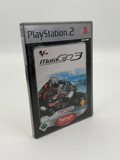 MotoGP 3 Sony Playstation 2 bon état complet en boîte avec emballage d'origine