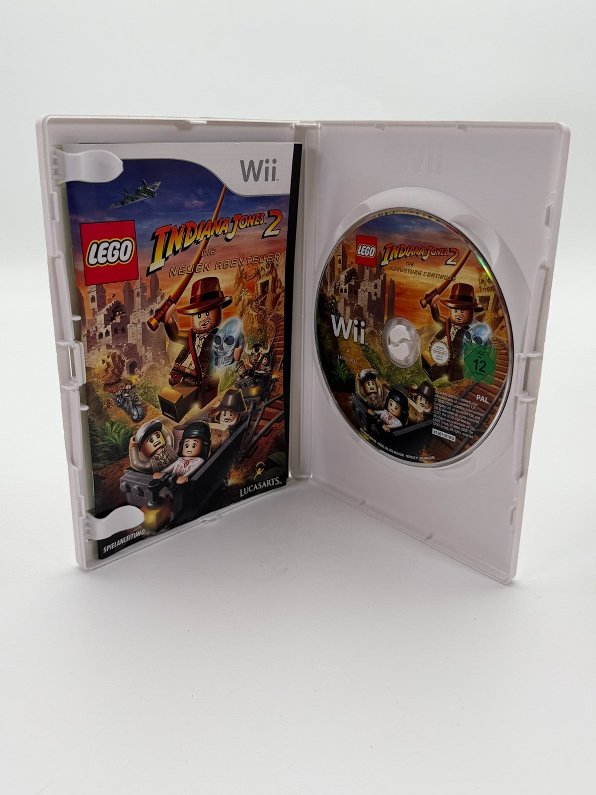 Lego Indiana Jones 2 Die Neuen Abenteuer Nintendo Wii Sehr guter Zustand CIB OVP