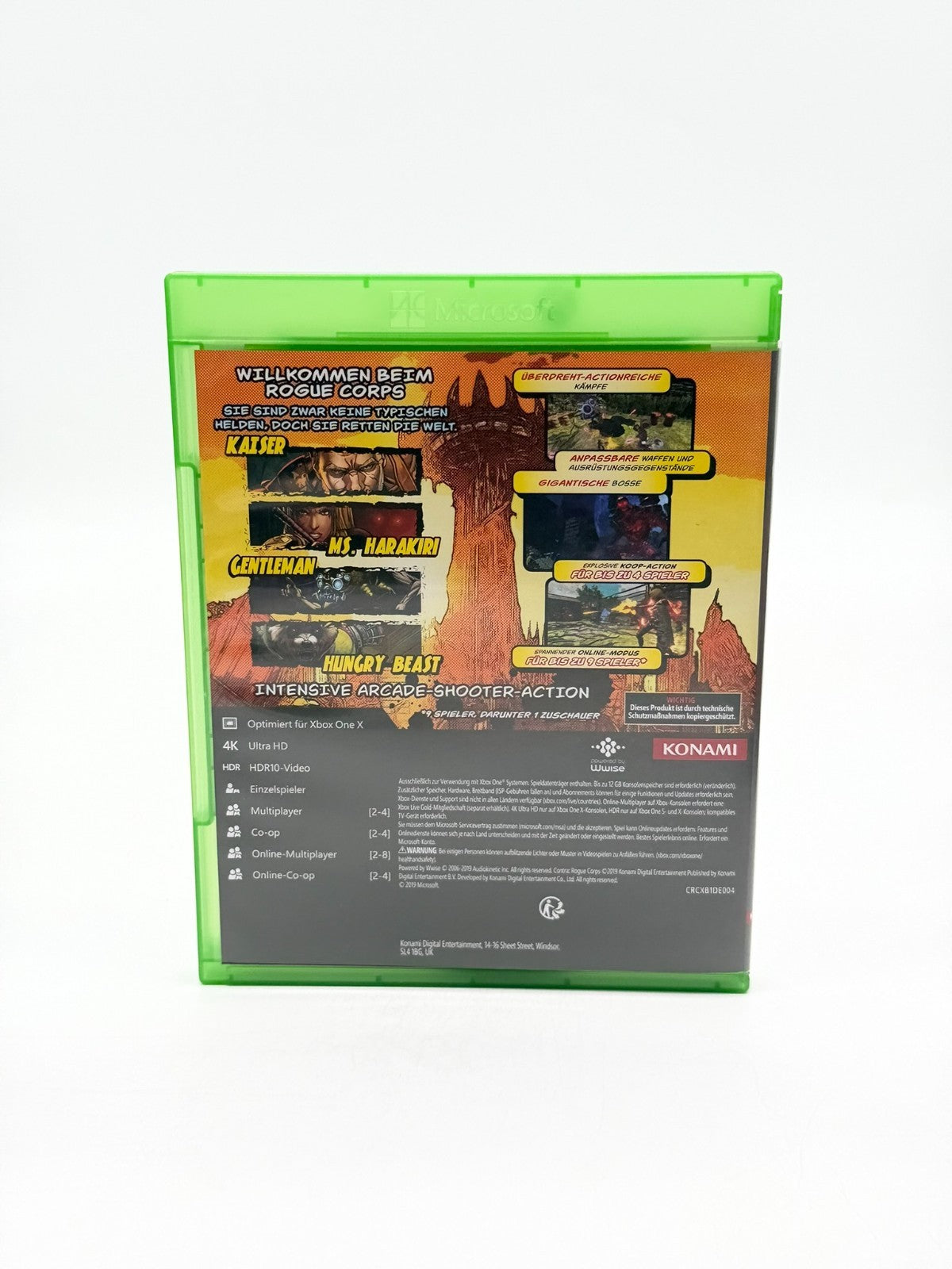 Contra Rogue Corps Microsoft Xbox One Très bon état CIB OVP