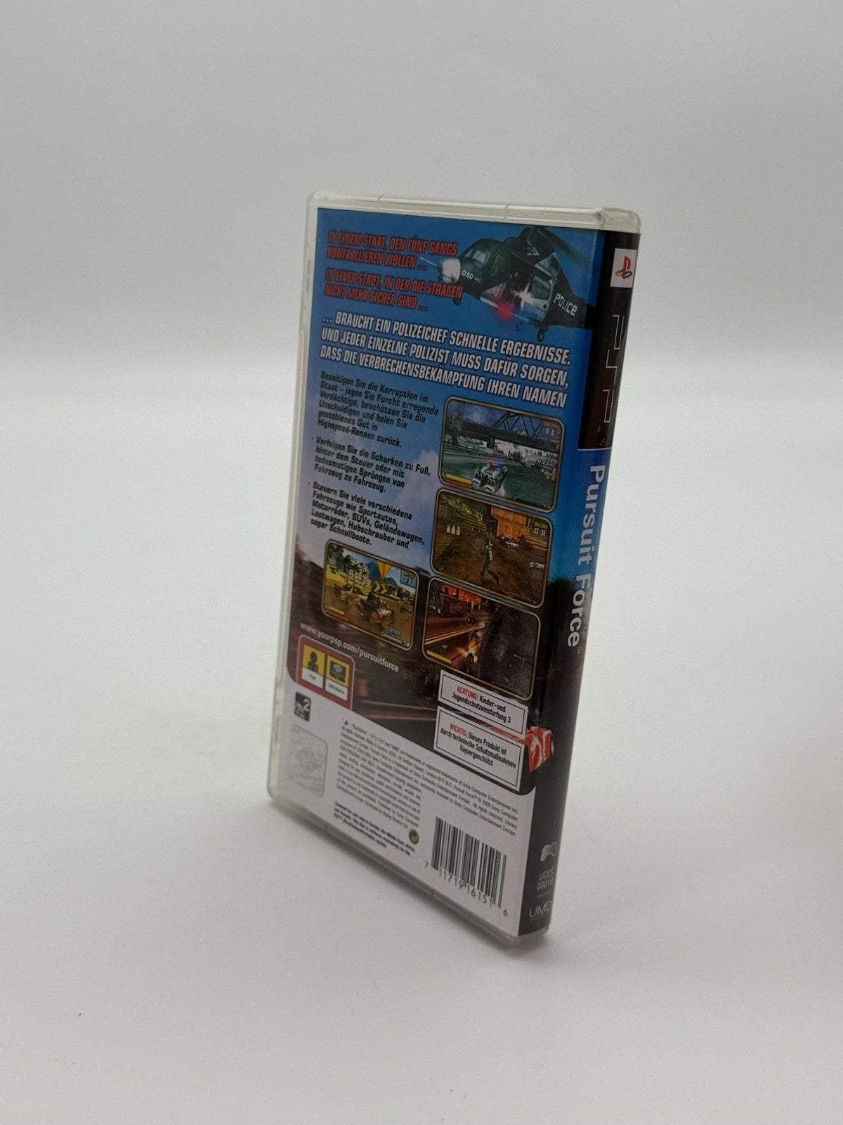 Pursuit Force Sony PSP Sehr guter Zustand CIB OVP