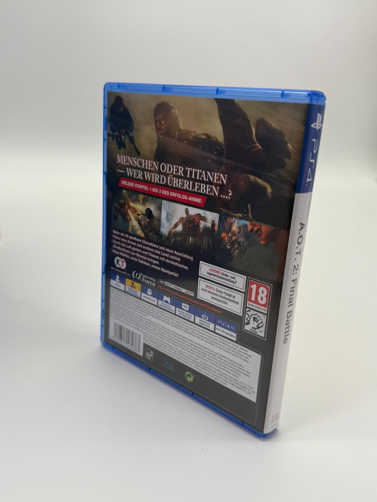 A.O.T. 2: Final Battle Sony Playstation 4 Neuwertiger Zustand CIB OVP