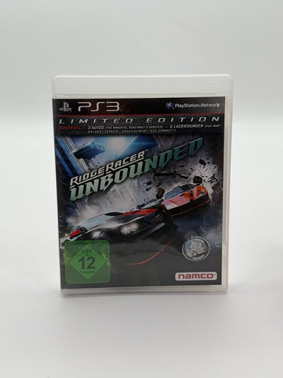 Ridge Race Unbounded Sony Playstation 3 guter Zustand CIB OVP