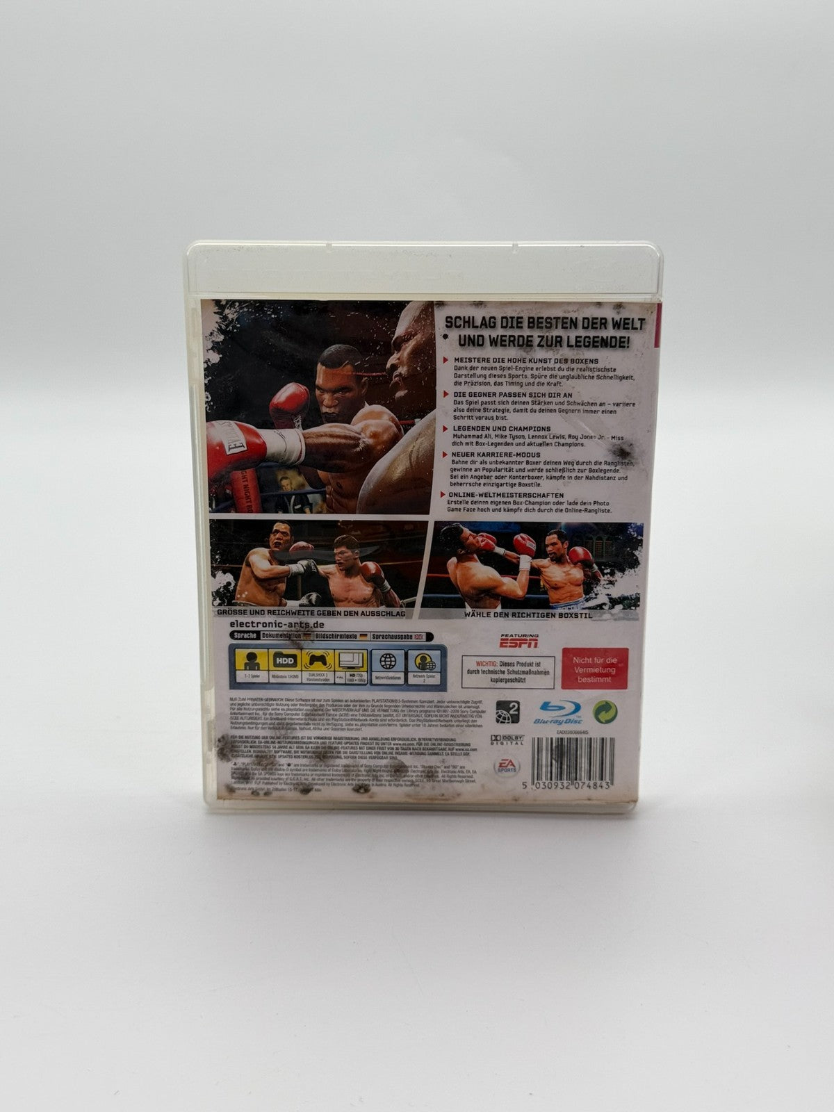 Fight Night Round 4 Sony Playstation 3 Akzeptabler Zustand CIB OVP